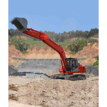 Hydraulic excavator powered by electromotor